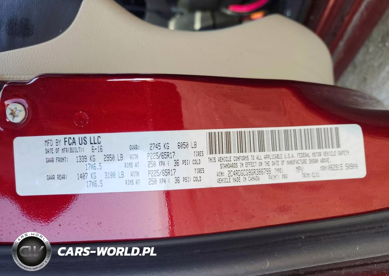 2016 Dodge Grand Caravan Sxt VIN:2C4RDGCG9GR386799 - 13