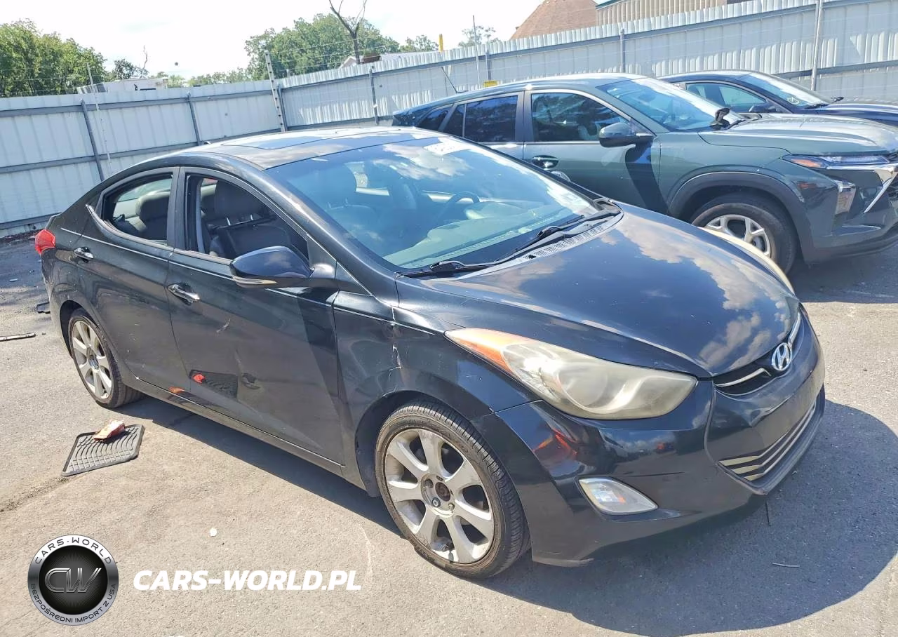 2012 Hyundai Elantra Limited VIN:KMHDH4AE2CU393231 - 4