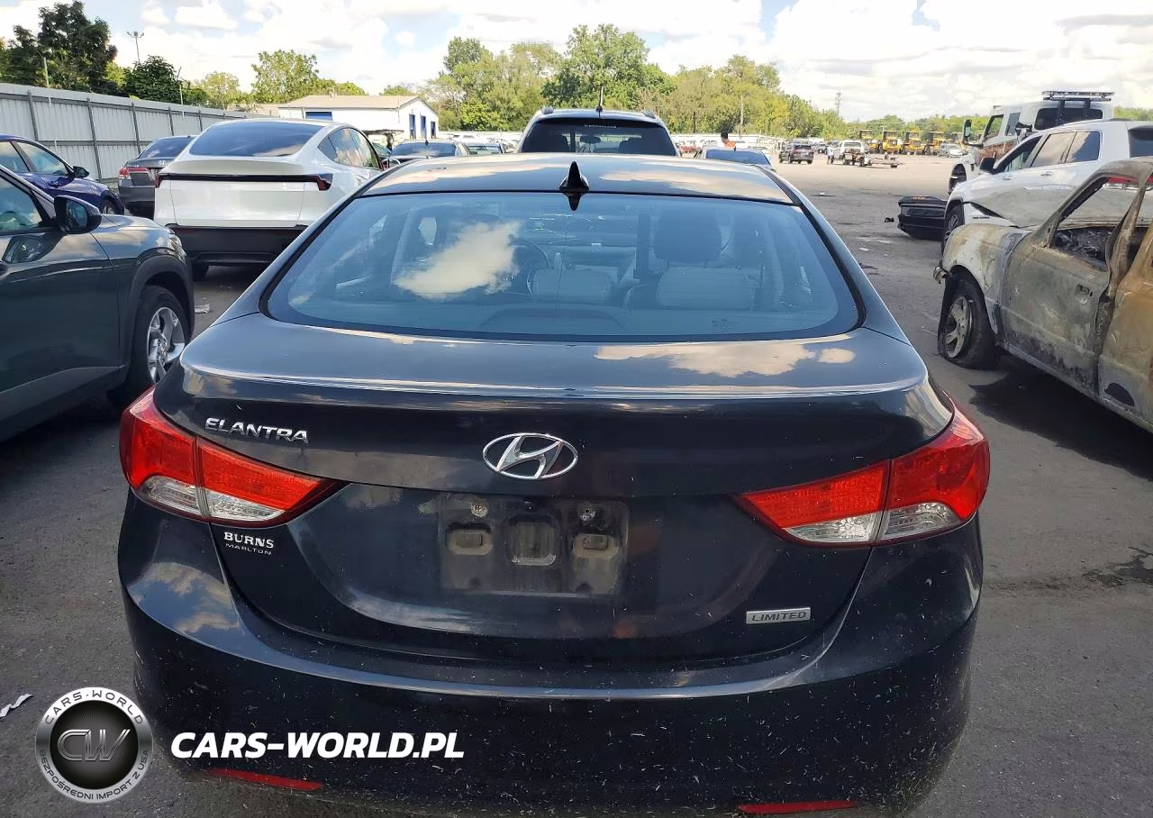 2012 Hyundai Elantra Limited VIN:KMHDH4AE2CU393231 - 6