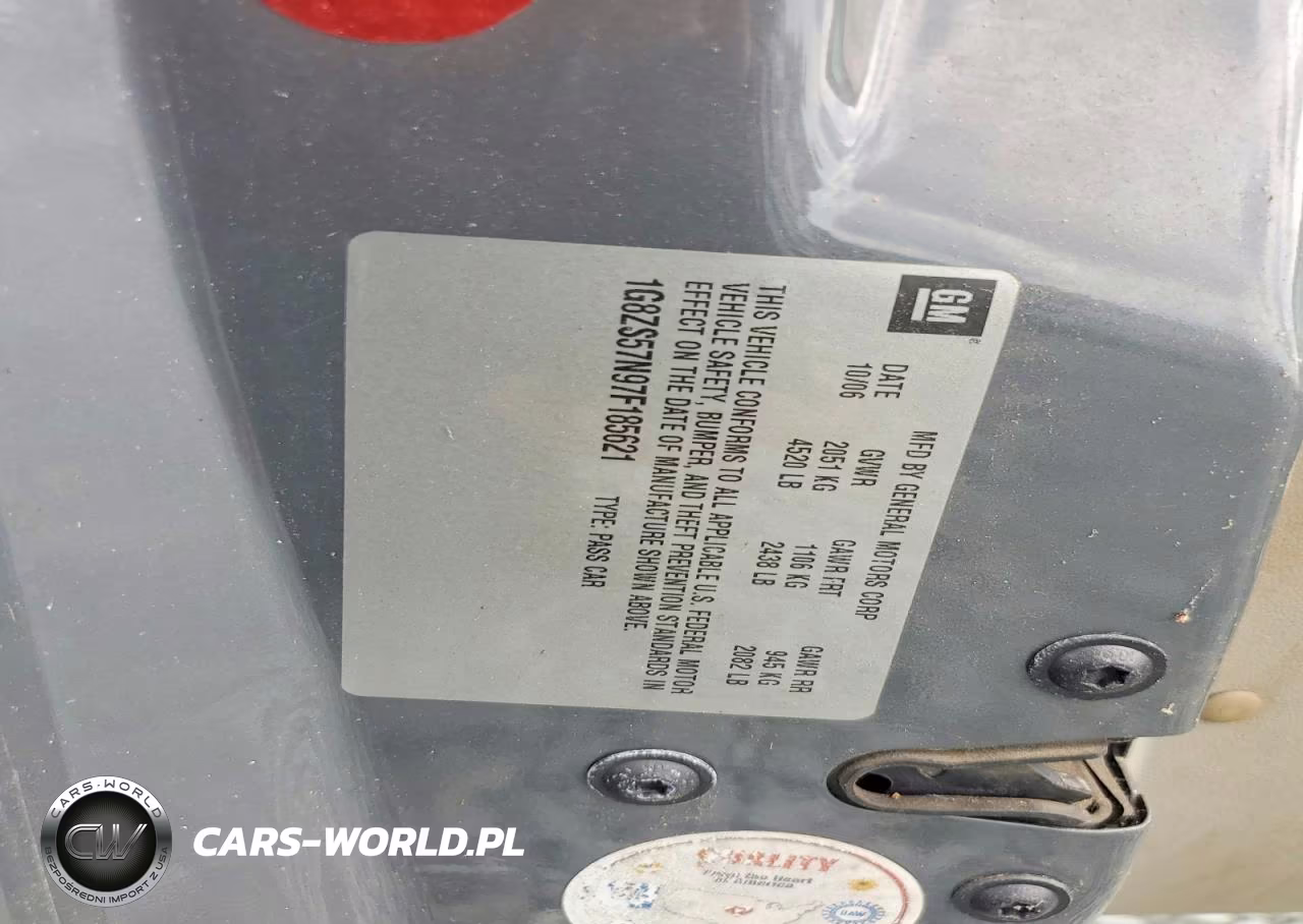 2007 Saturn Aura Xe VIN:1G8ZS57N97F185621 - 12