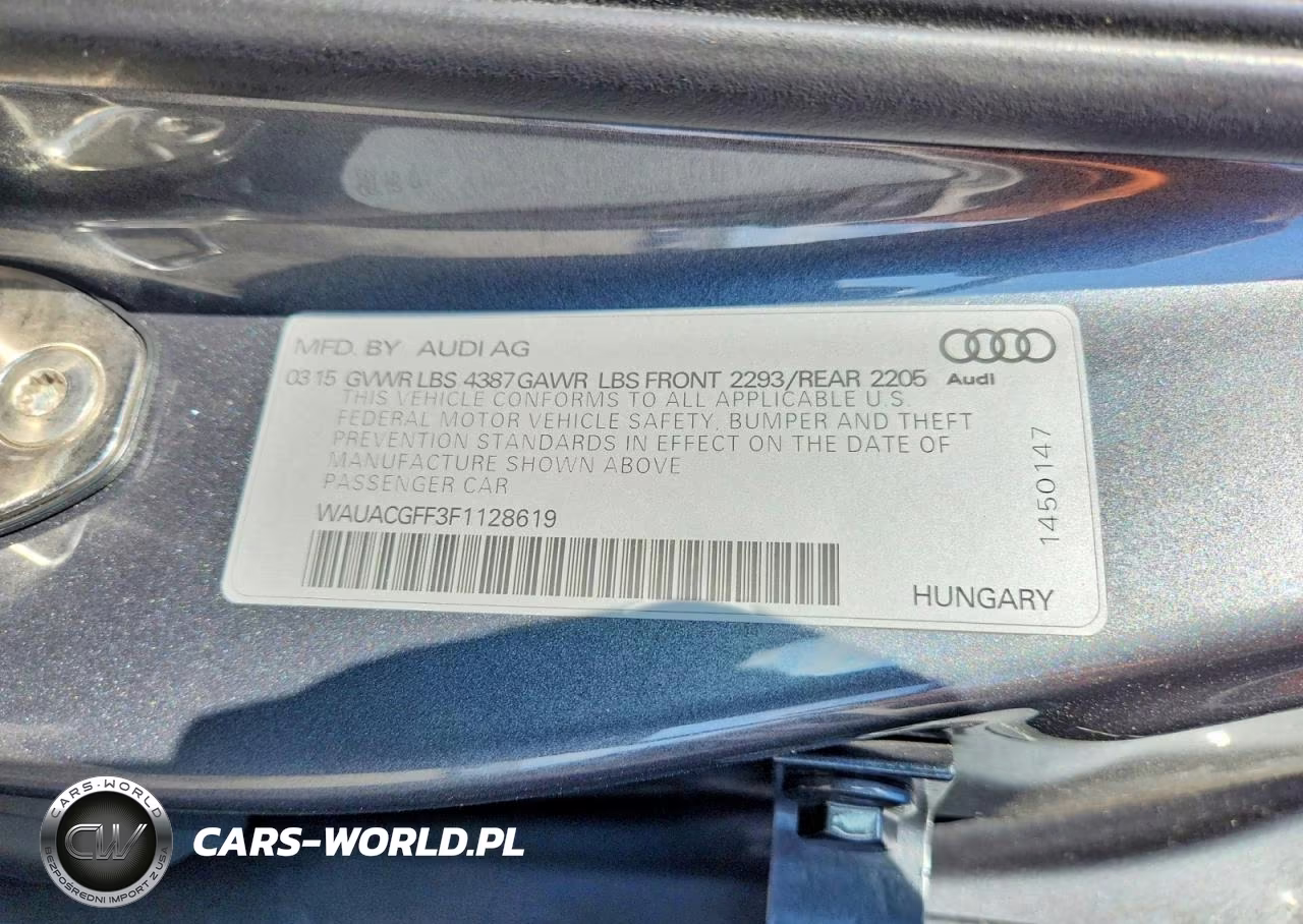 2015 Audi A3 Premium VIN:WAUACGFF3F1128619 - 12