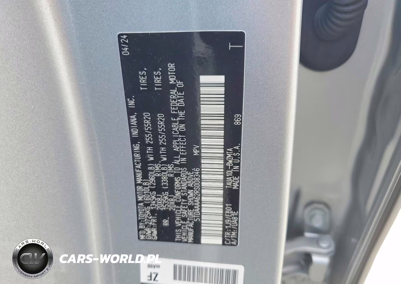 2024 Lexus Tx350 VIN:5TDAAAA62RS008346 - 13