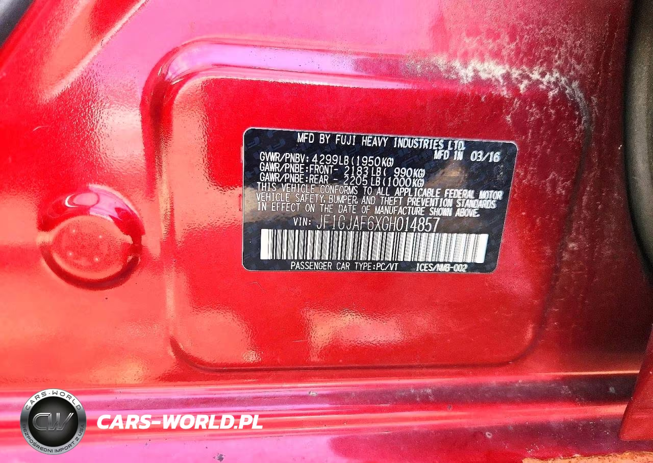 2016 Subaru Impreza Premium Plus VIN:JF1GJAF6XGH014857 - 12