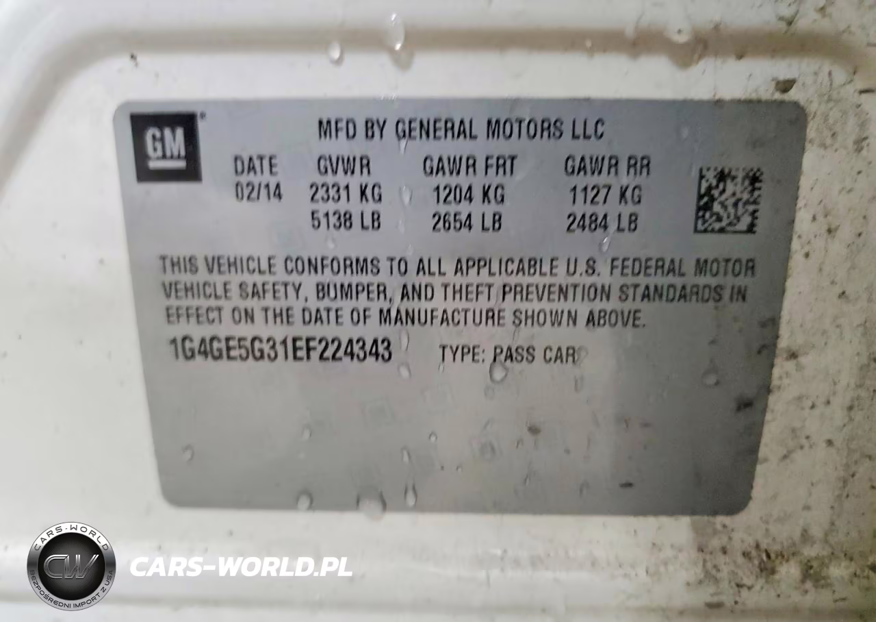2014 Buick Lacrosse Premium VIN:1G4GE5G31EF224343 - 12