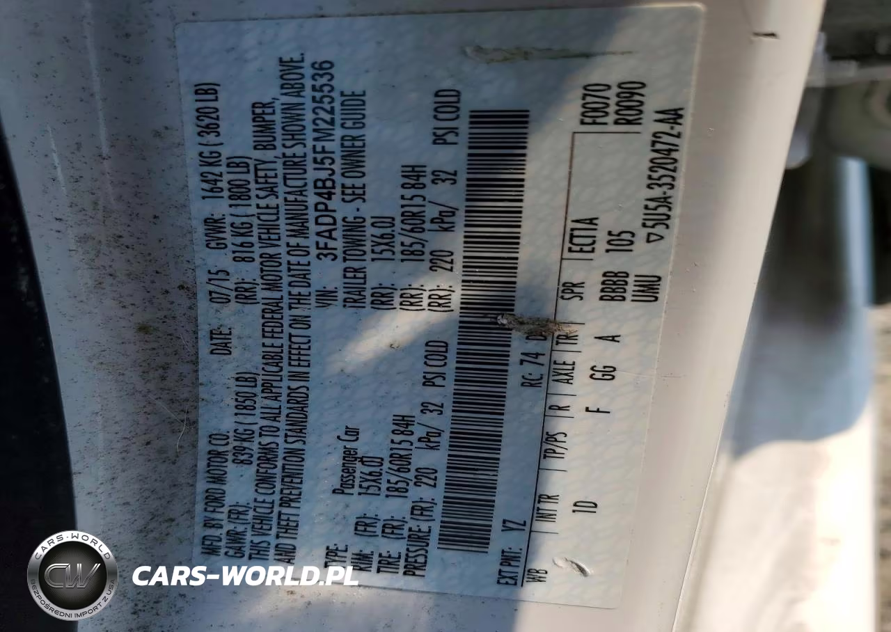 2015 Ford Fiesta Se VIN:3FADP4BJ5FM225536 - 12