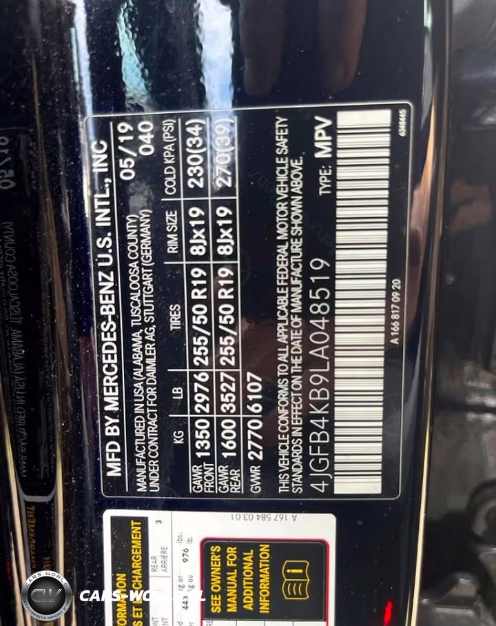 2020 Mercedes-Benz Gle 350 4Matic VIN:4JGFB4KB9LA048519 - 14
