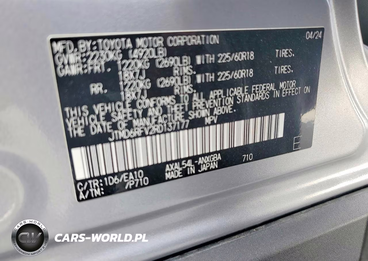 2024 Toyota Rav4 Limited VIN:JTMD6RFV2RD137177 - 13