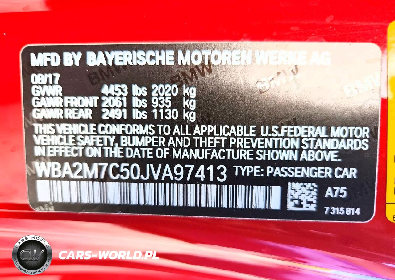 2018 BMW 230I VIN:WBA2M7C50JVA97413 - 12