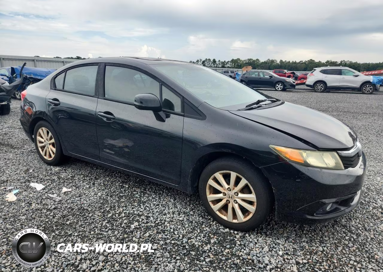 2012 Honda Civic Exl VIN:19XFB2F95CE004420 - 4