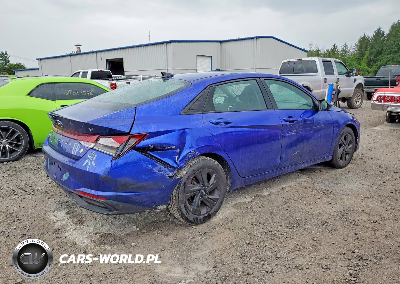 2021 Hyundai Elantra Sel VIN:KMHLS4AGXMU092061 - 3