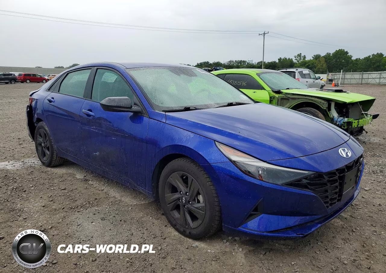 2021 Hyundai Elantra Sel VIN:KMHLS4AGXMU092061 - 4