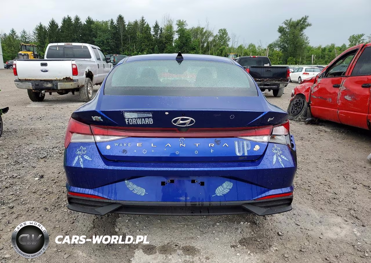 2021 Hyundai Elantra Sel VIN:KMHLS4AGXMU092061 - 6