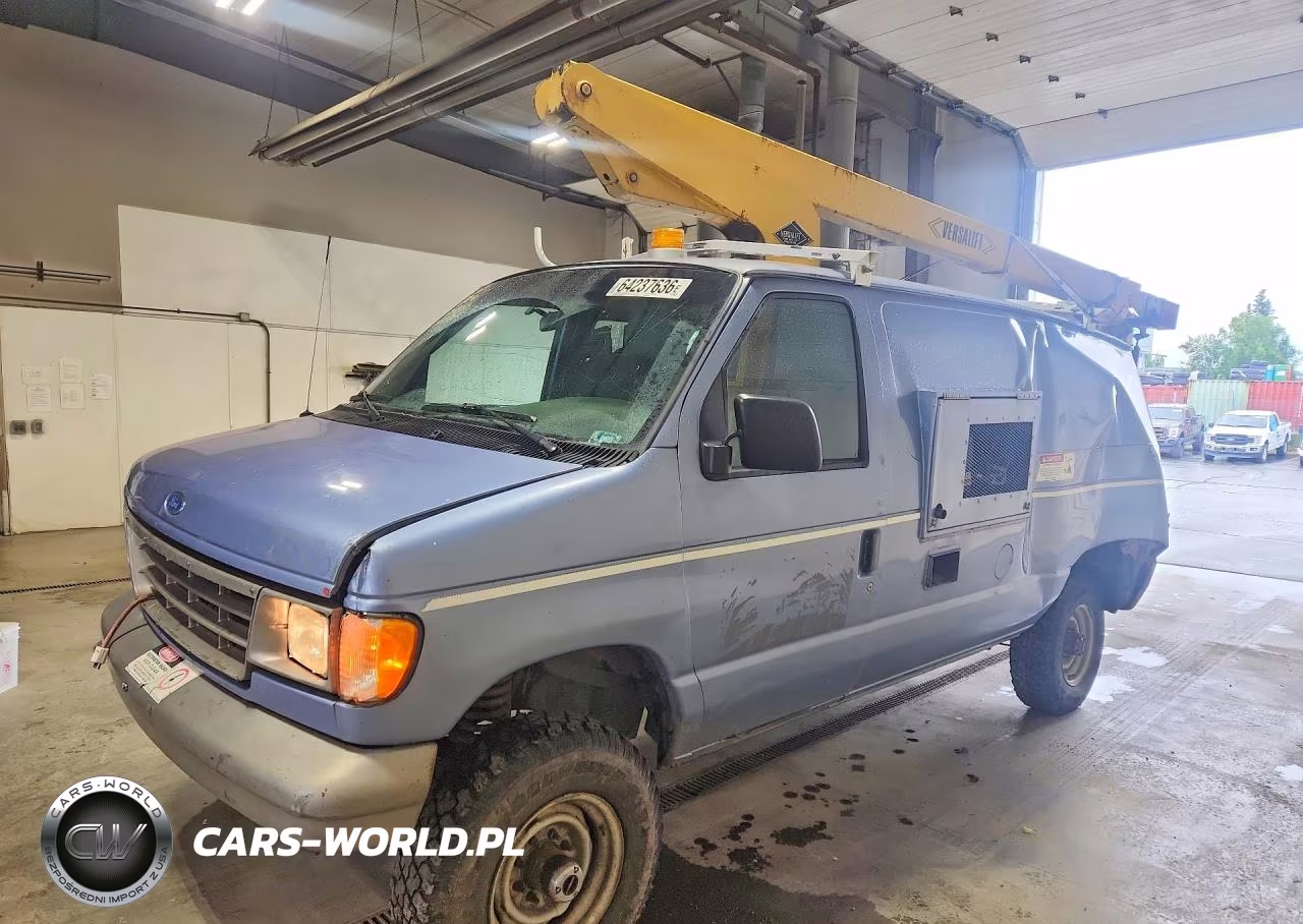 1996 Ford E350 Van With Bucket Lift VIN:1FTJE34H6THB65385 - 1