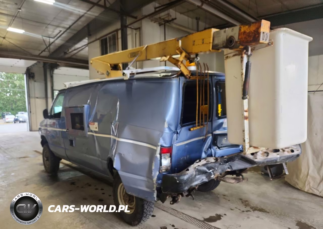 1996 Ford E350 Van With Bucket Lift VIN:1FTJE34H6THB65385 - 2
