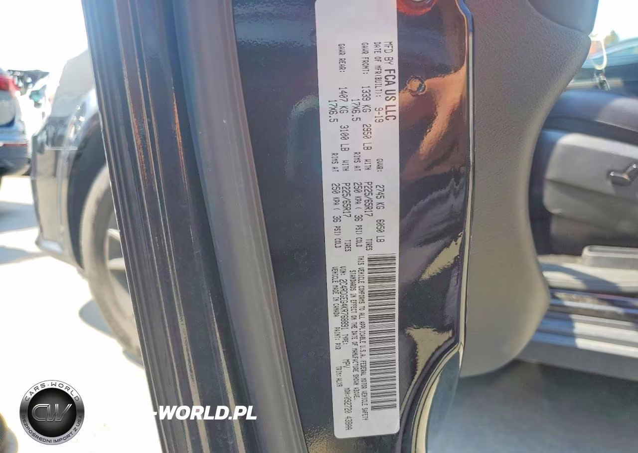 2019 Dodge Grand Caravan Gt VIN:2C4RDGEG4KR768891 - 12