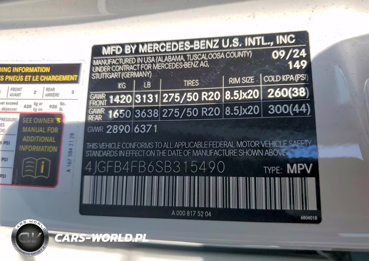 2025 Mercedes-Benz Gle 350 4Matic VIN:4JGFB4FB6SB315490 - 13