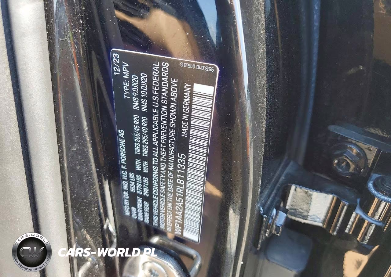 2024 Porsche Macan Base VIN:WP1AA2A51RLB11335 - 13