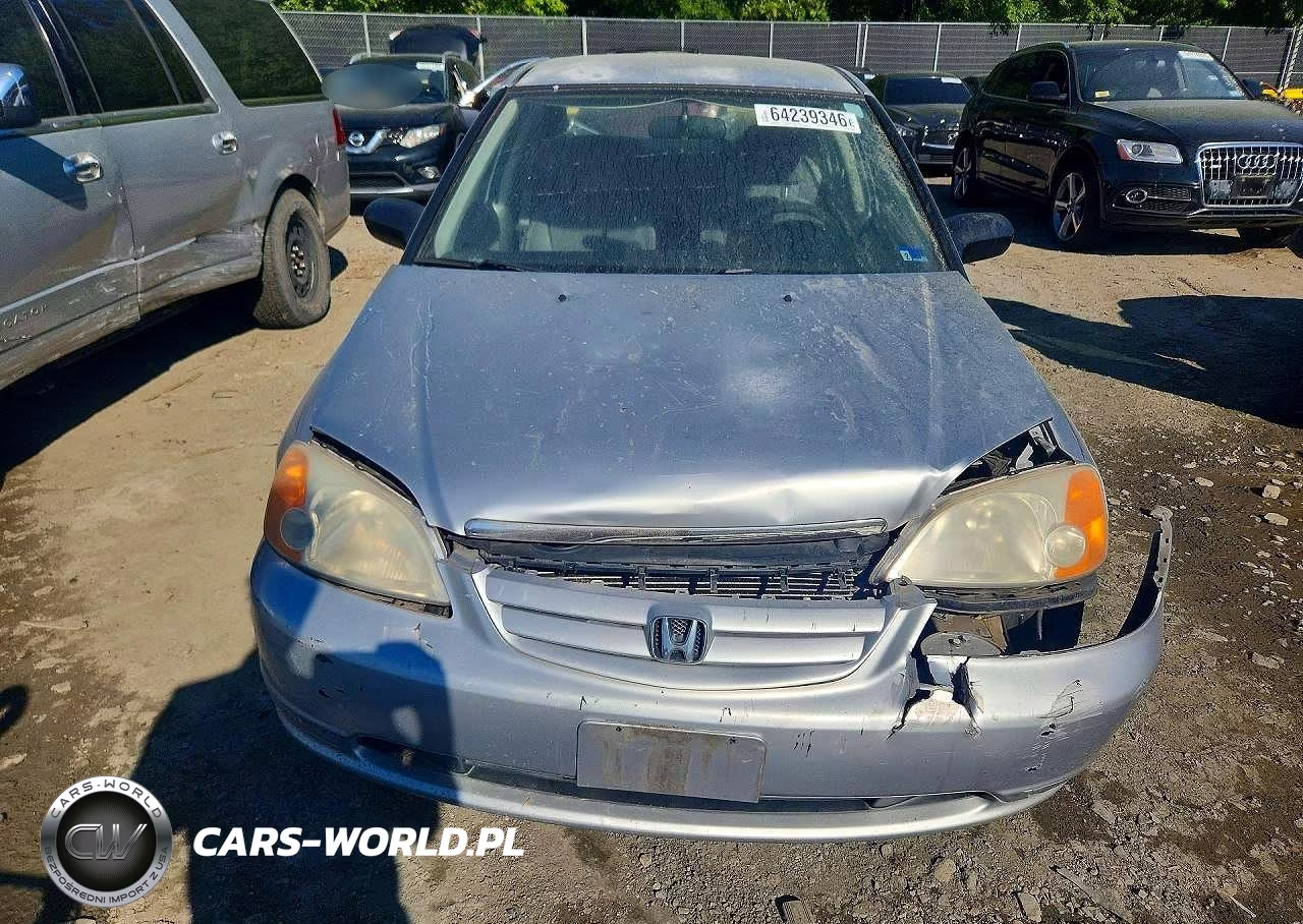 2001 Honda Civic Lx VIN:2HGES165X1H525381 - 5