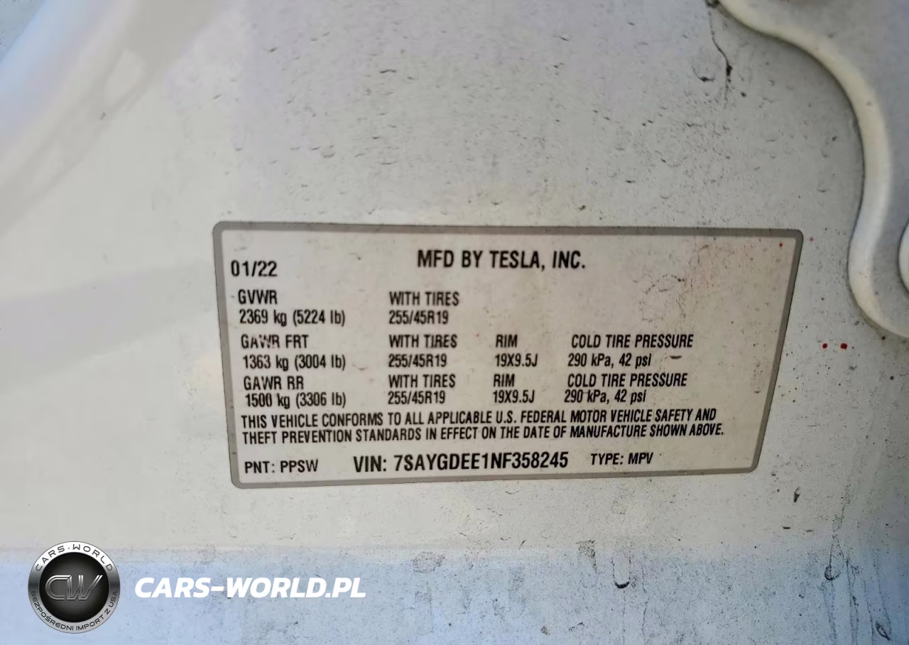 2022 Tesla Model Y VIN:7SAYGDEE1NF358245 - 13