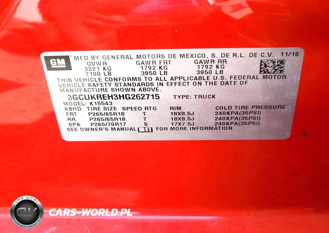2017 Chevrolet Silverado K1500 Lt VIN:3GCUKREH3HG262715 - 12
