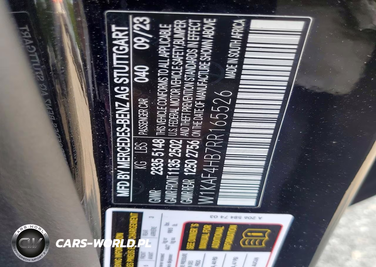 2024 Mercedes-Benz C 300 4Matic VIN:W1KAF4HB7RR165526 - 13