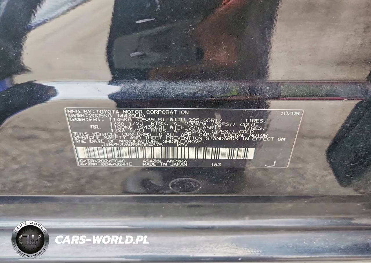 2009 Toyota Rav4 Base VIN:JTMZF33V895004375 - 13