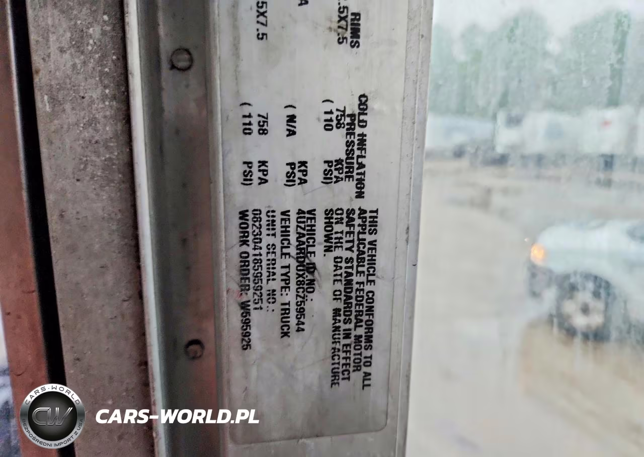 2008 Freightliner Chassis M Line Walk-In Van VIN:4UZAARDUX8CZ59544 - 13