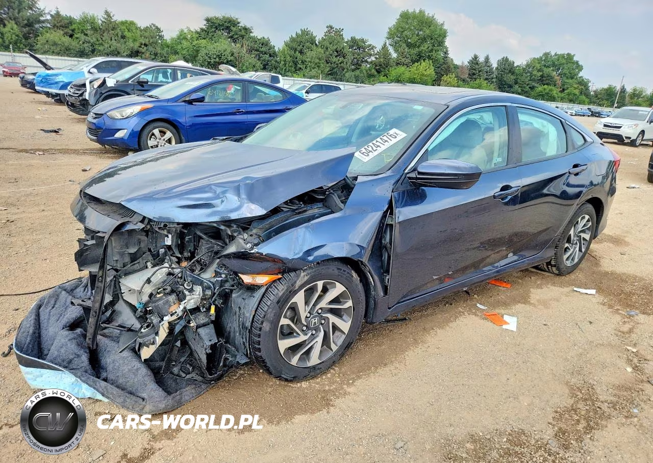 2017 Honda Civic Ex VIN:19XFC2F70HE073664 - 1