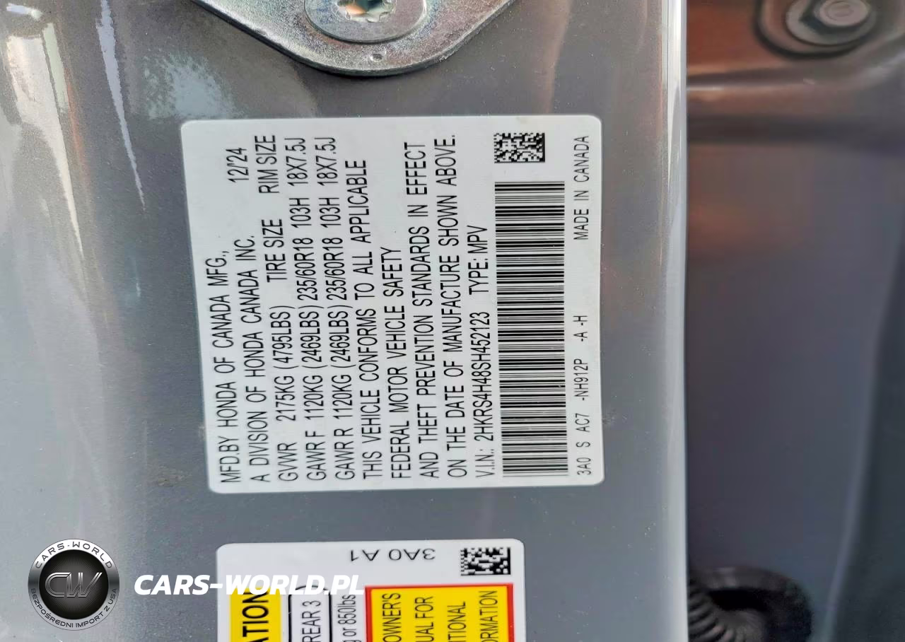 2025 Honda Cr-V Ex VIN:2HKRS4H48SH452123 - 13