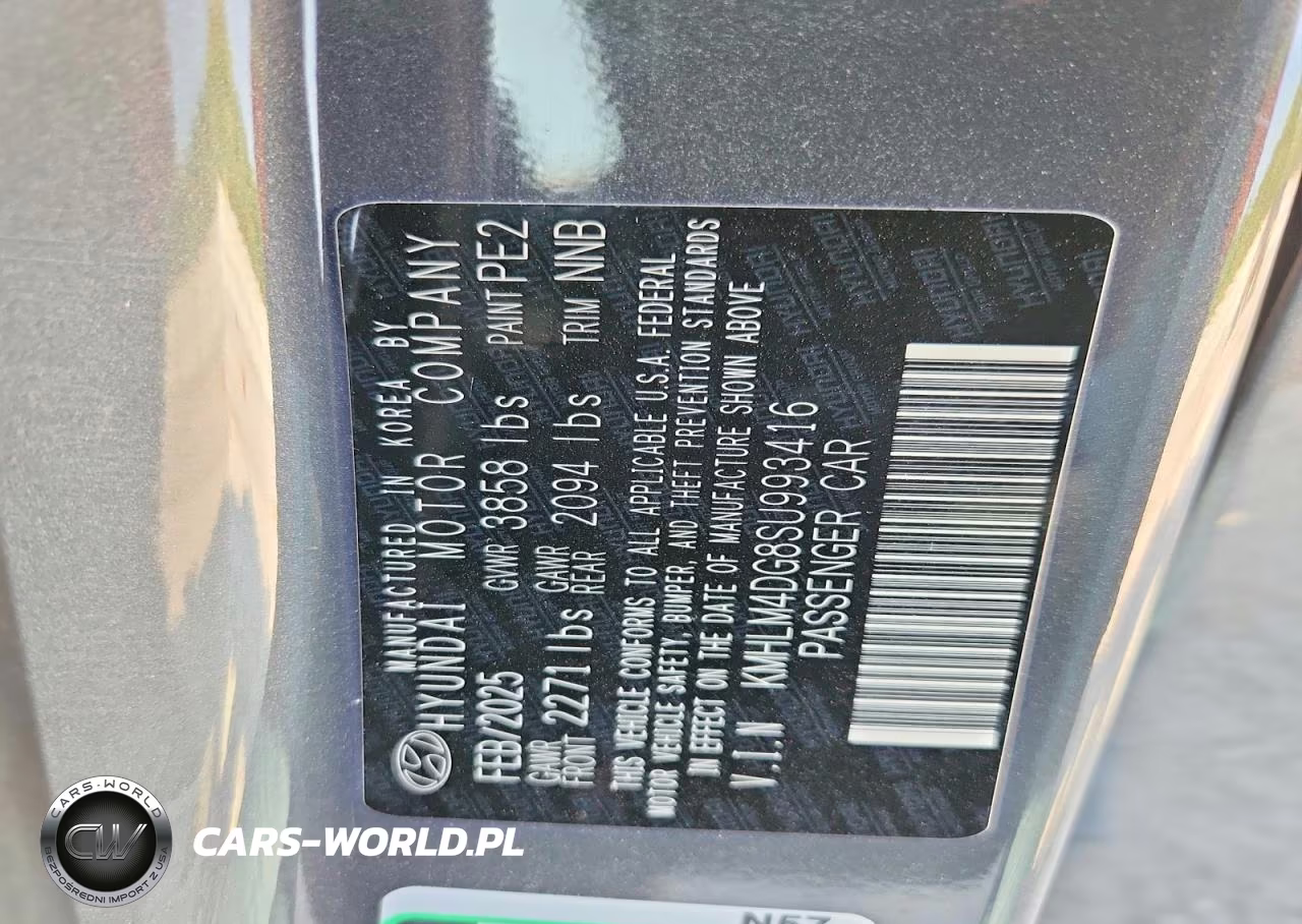 2025 Hyundai Elantra Sel Sport VIN:KMHLM4DG8SU993416 - 12