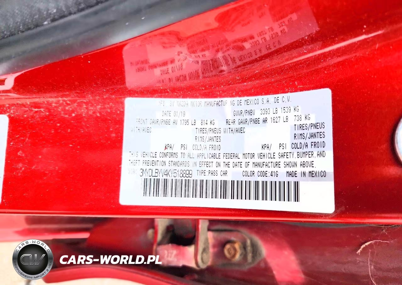 2019 Toyota Yaris Le VIN:3MYDLBYV4KY518899 - 13