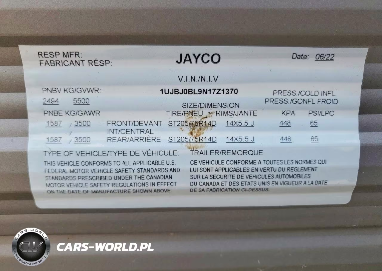 2022 Jayco Jay Flight Camper VIN:1UJBJ0BL9N17Z1370 - 10