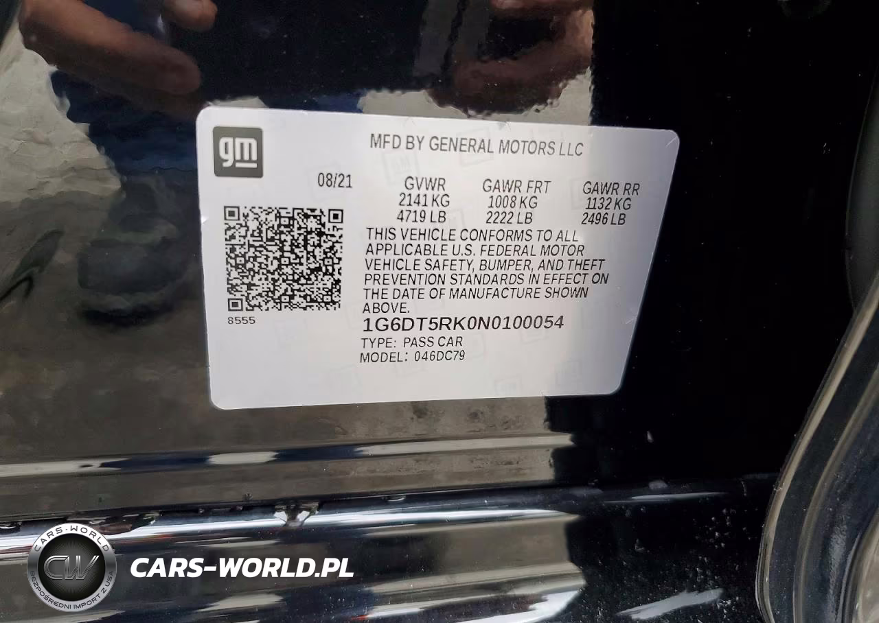 2022 Cadillac Ct5 Premium Luxury VIN:1G6DT5RK0N0100054 - 12