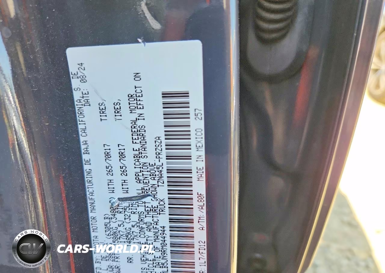 2024 Toyota Tacoma Trd Off-Road VIN:3TMLB5JN9RM044944 - 12