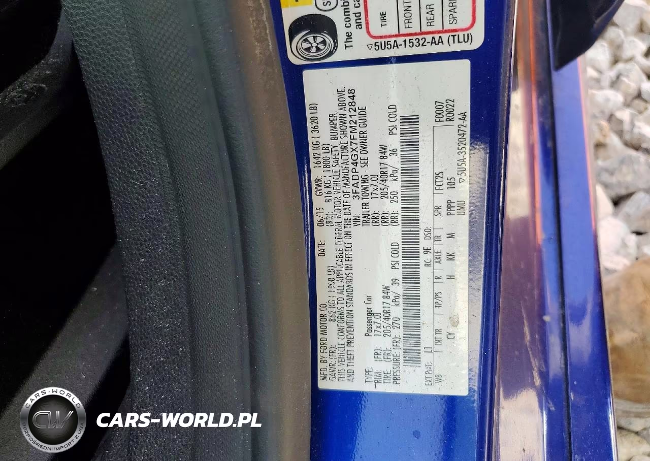 2015 Ford Fiesta St VIN:3FADP4GX7FM212848 - 13