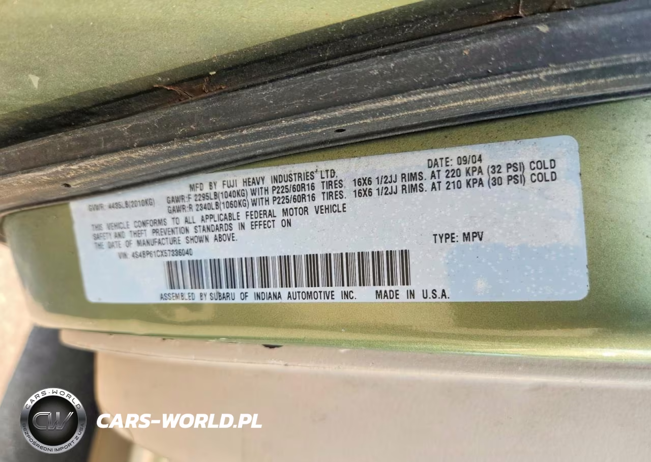 2025 Subaru Legacy Outback 2.5I VIN:4S4BP61CX57336040 - 12