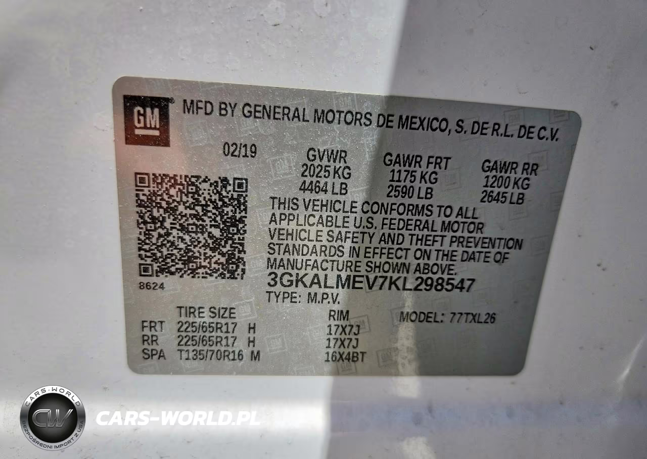 2019 GMC Terrain Sle VIN:3GKALMEV7KL298547 - 14