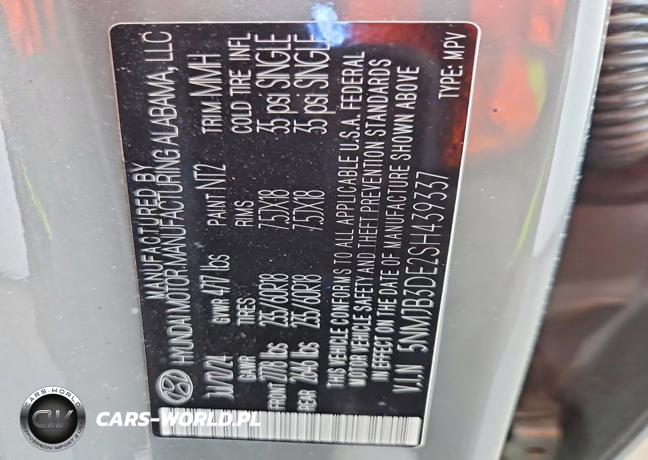 2025 Hyundai Tucson Sel VIN:5NMJB3DE2SH439337 - 13
