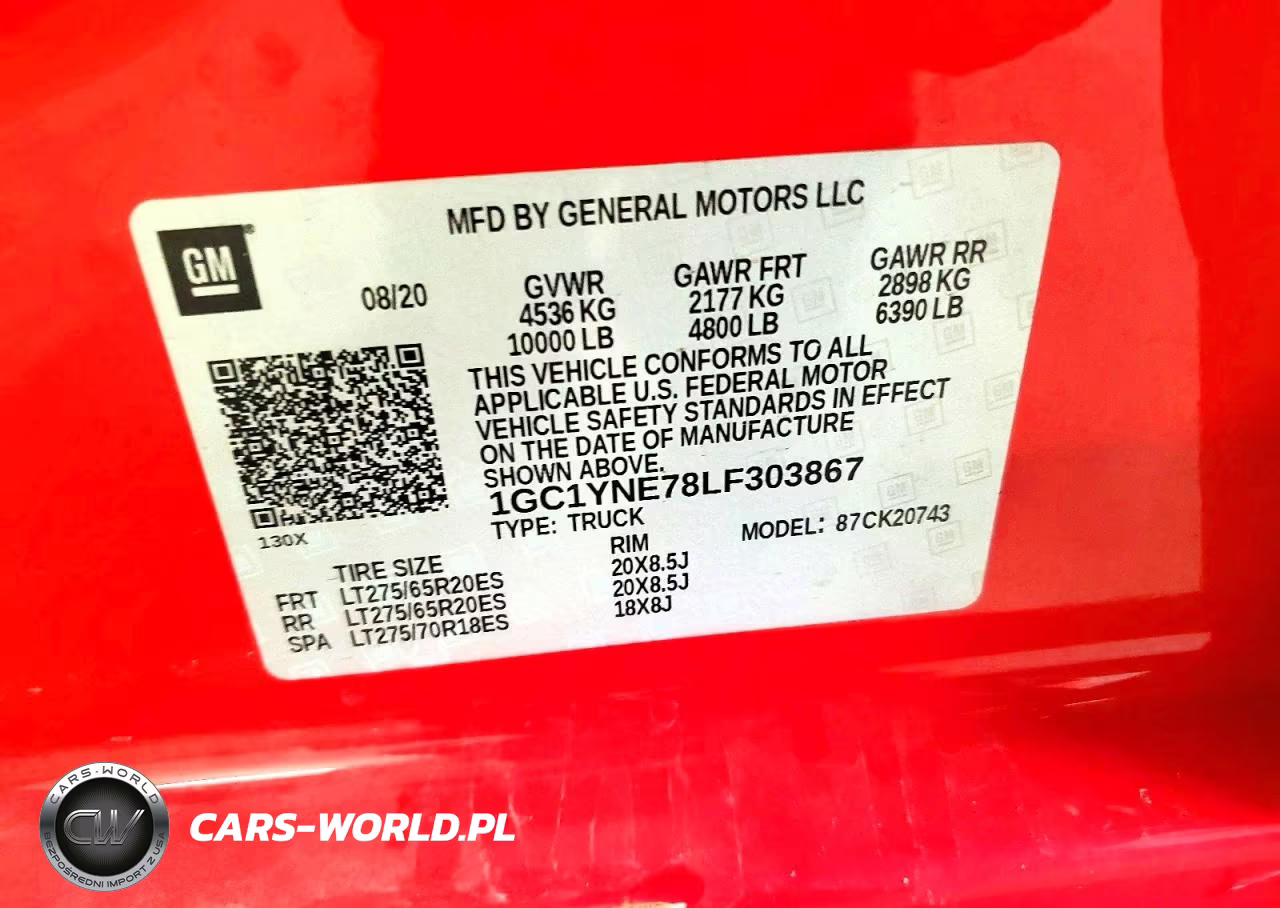 2020 Chevrolet Silverado K2500 Heavy Duty Lt VIN:1GC1YNE78LF303867 - 12