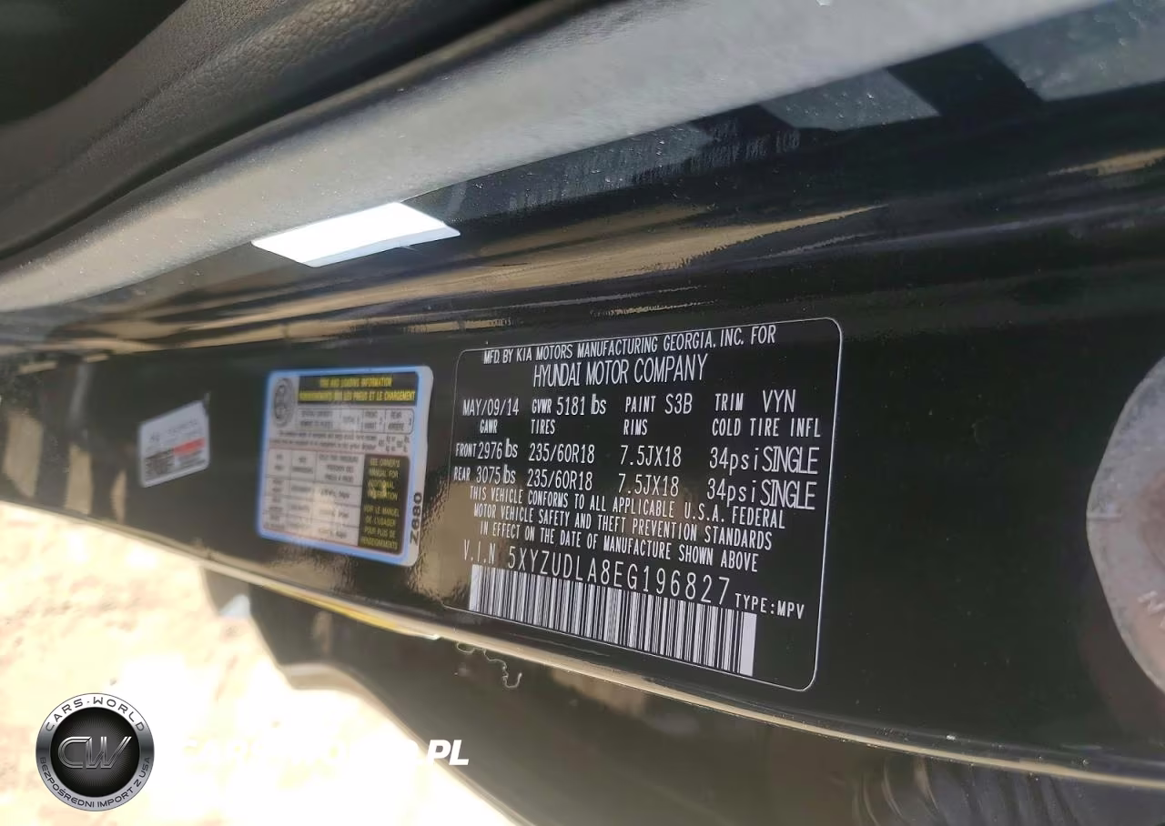 2014 Hyundai Santa Fe Sport 2.0T VIN:5XYZUDLA8EG196827 - 13