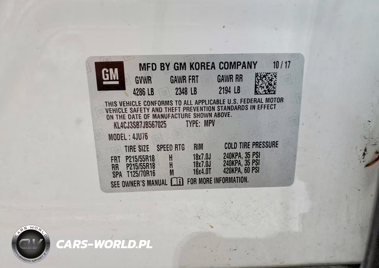 2018 Buick Encore VIN:KL4CJ3SB7JB567025 - 13