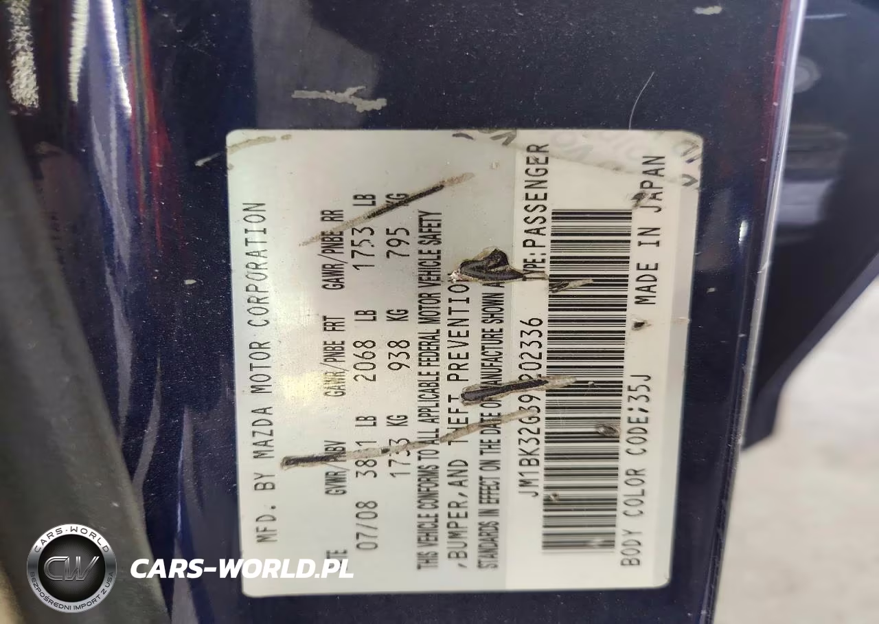 2009 Mazda 3 I VIN:JM1BK32G391202336 - 12