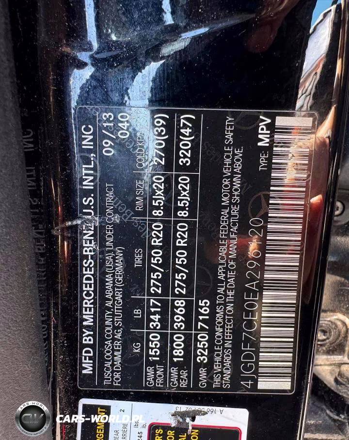 2014 Mercedes-Benz Gl 450 4Matic VIN:4JGDF7CE0EA296120 - 14