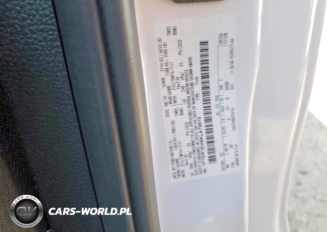 2019 Ford Ranger Xl VIN:1FTER1EH8KLA79810 - 12