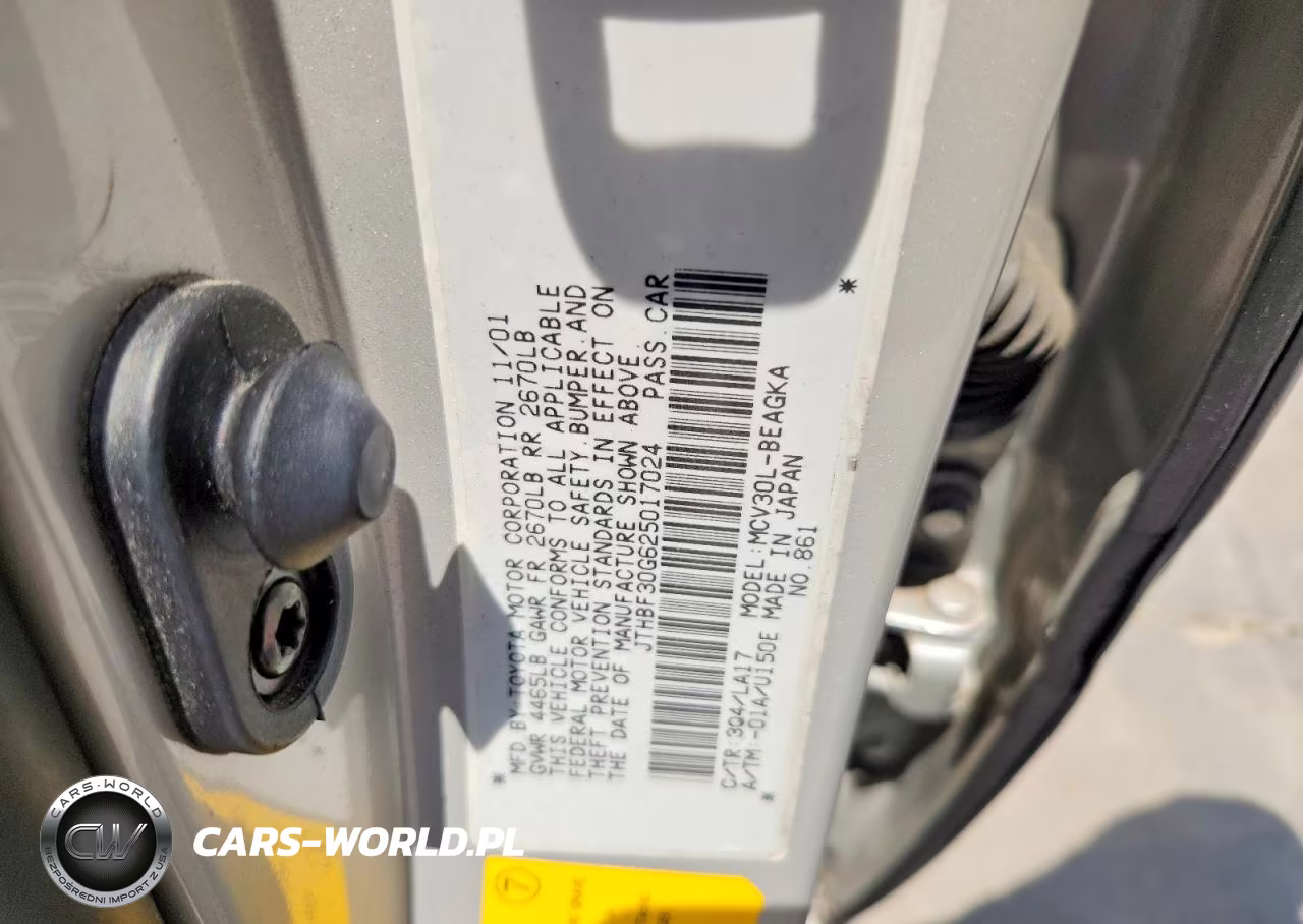 2002 Lexus Es 300 VIN:JTHBF30G625017024 - 12