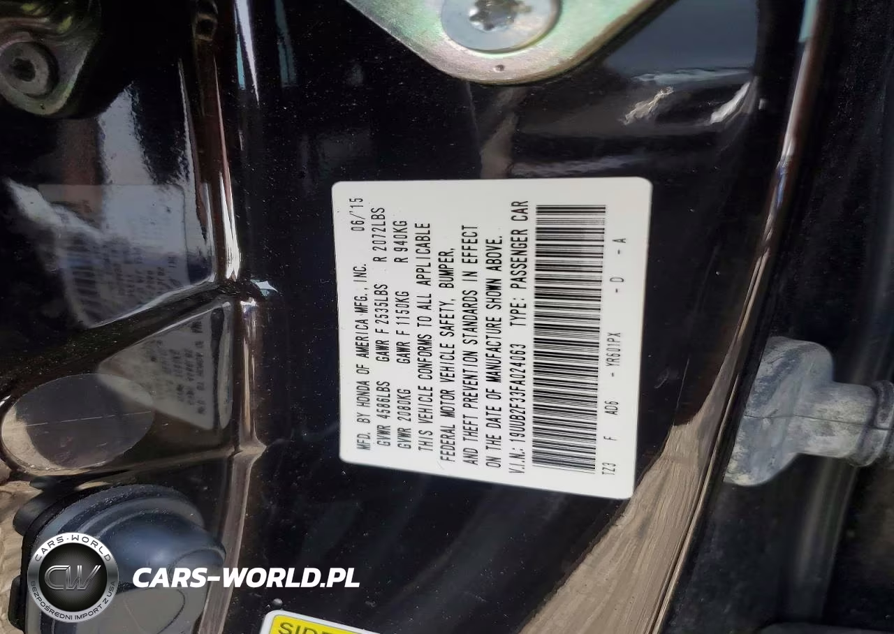 2015 Acura Tlx VIN:19UUB2F33FA024063 - 12