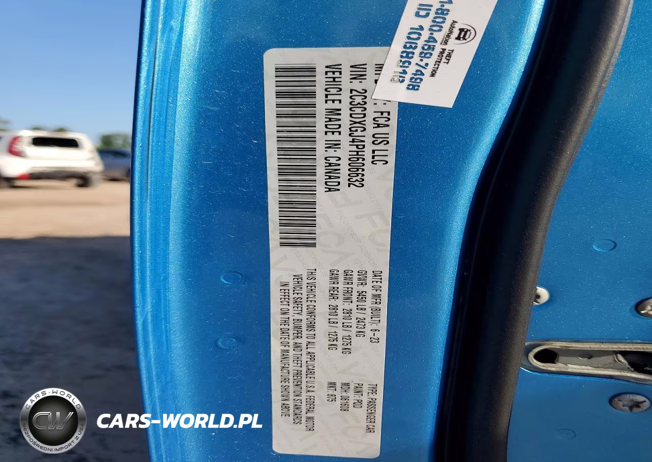 2023 Dodge Charger Scat Pack VIN:2C3CDXGJ4PH606632 - 14