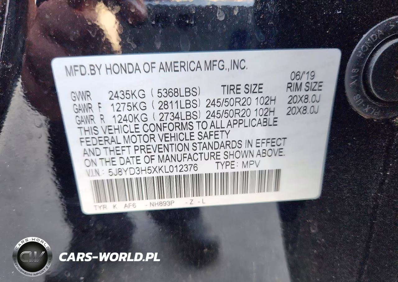 2019 Acura Mdx Technology VIN:5J8YD3H5XKL012376 - 13