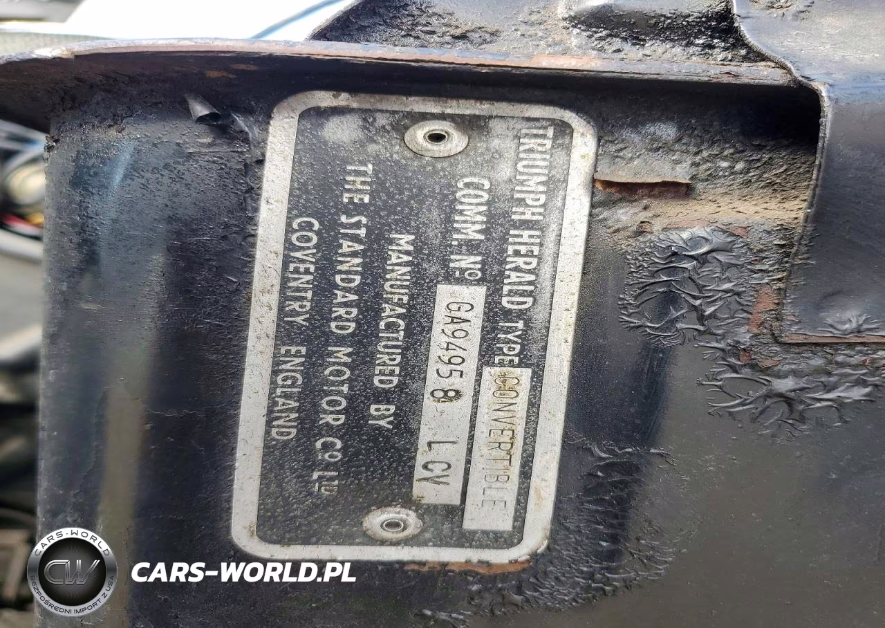 1964 Triumph Car Other VIN:GA94958LCV - 12