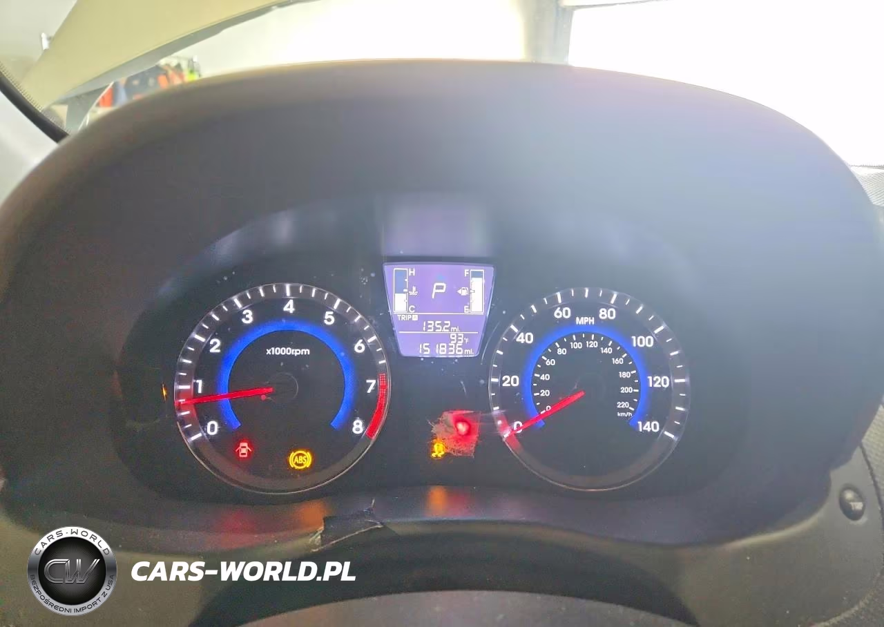 2015 Hyundai Accent Gls VIN:KMHCT4AE5FU816429 - 9